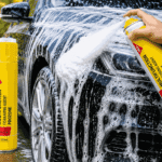 Auto detailing interior foam cleaner spray bottle