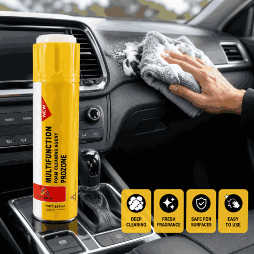 Foam cleaner spray bottle for car interior deep cleaning