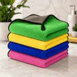 Microfiber cloth pack of 4 for car cleaning