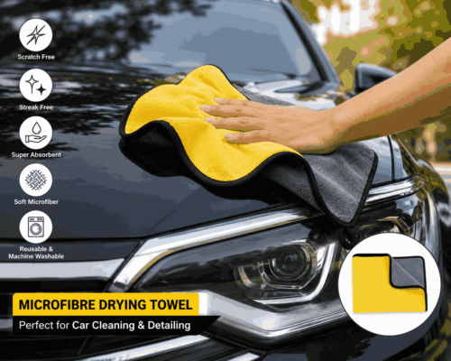 Professional auto detailing microfiber towel for car wash
